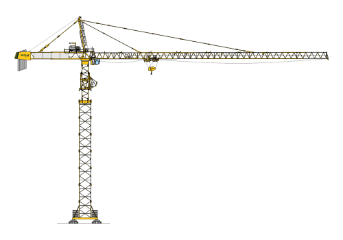 POTAIN MD 1100 Cranes with 0-50 HP Range & Has Cranes Type